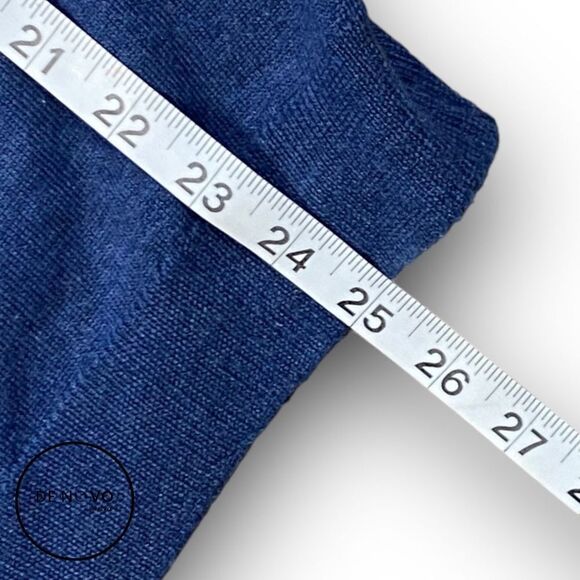 MARIO GILBERT MEN'S Long Sleeves 3 Button Sweater Size Large Blue - Picture 5 of 6